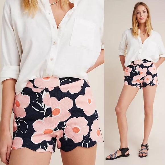 Anthropologie Pants - Anthropologie Georgie Scalloped Shorts